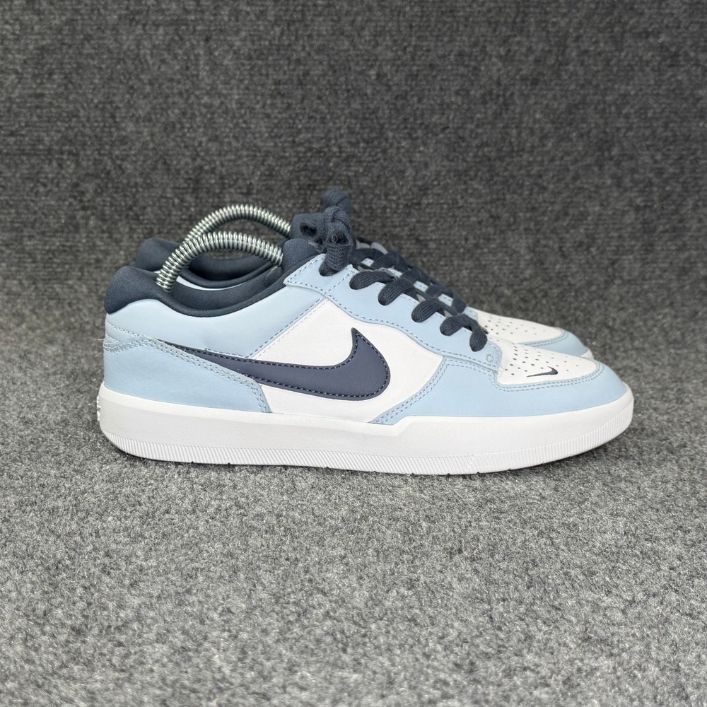 Nike SB Force 58 Shoes Men's Thunder Blue White Low Lace Retro Athletic Skate